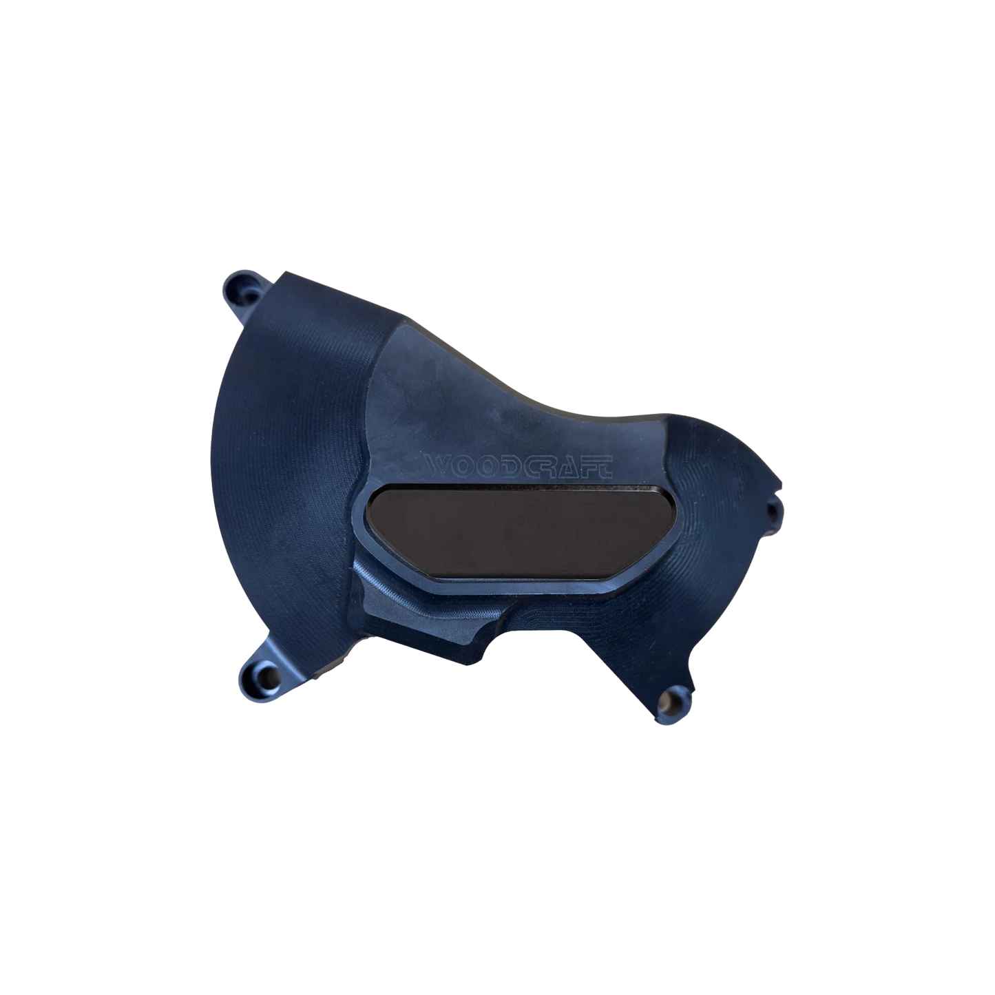 Woodcraft RHS UHMW Clutch Cover Protector w/ Skid Pad Triumph Daytona 675/Street Triple 2006-2023