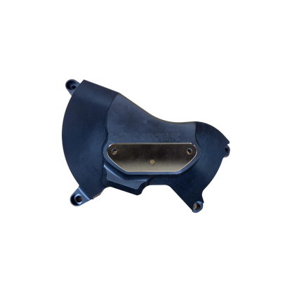 Woodcraft RHS UHMW Clutch Cover Protector w/ Skid Pad Triumph Daytona 675/Street Triple 2006-2023