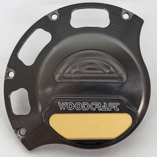 Woodcraft RHS Clutch Cover Protector w/ Skid Pad Ducati Monster 2009-2013