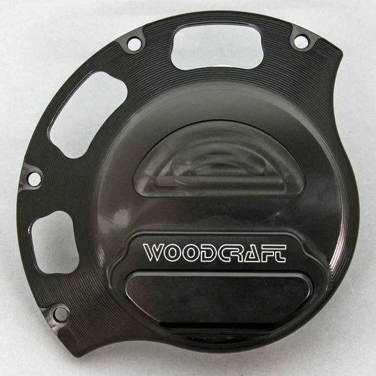 Woodcraft RHS Clutch Cover Protector w/ Skid Pad Ducati Monster 2009-2013