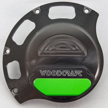 Woodcraft RHS Clutch Cover Protector w/ Skid Pad Ducati Monster 2009-2013