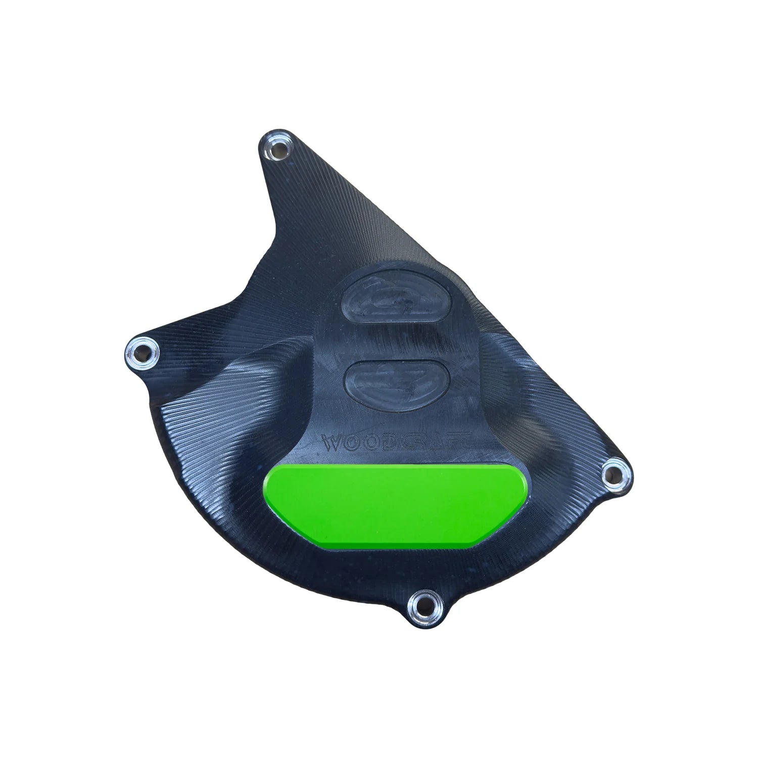 Woodcraft LHS Stator Cover Protector UHMW Plastic w/ Skid Plate Aprilia RS457 2024-2025 - Adventure Parts