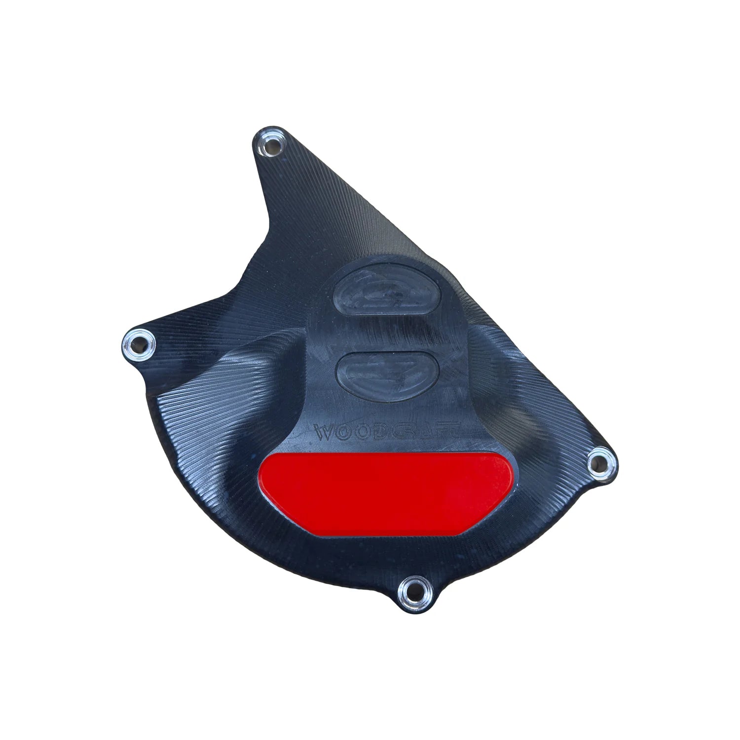 Woodcraft LHS Stator Cover Protector UHMW Plastic w/ Skid Plate Aprilia RS457 2024-2025 - Adventure Parts