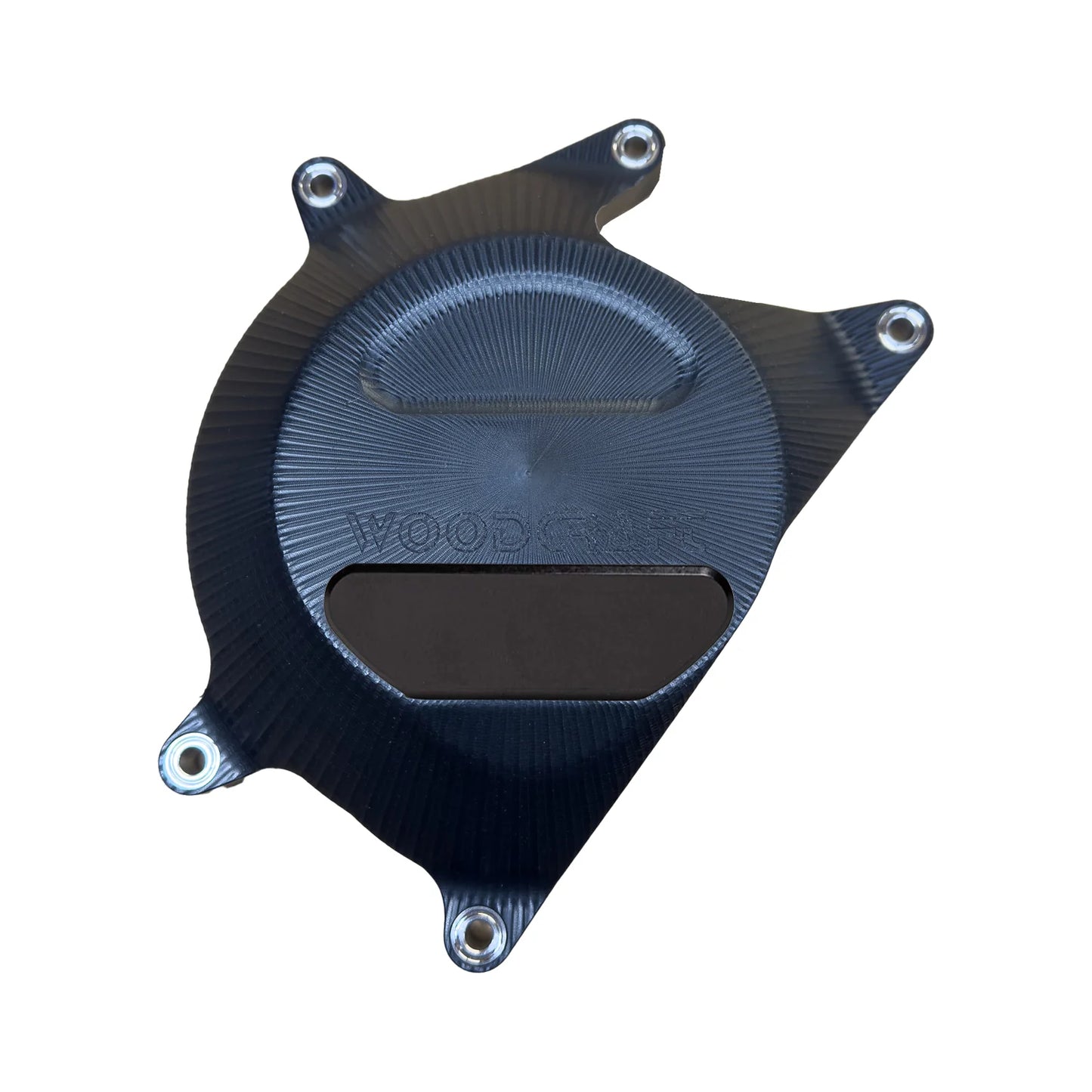 Woodcraft Clutch Cover Protector UHMW Plastic w/ Skid Plate Aprilia RS457 2024-2025 - Adventure Parts
