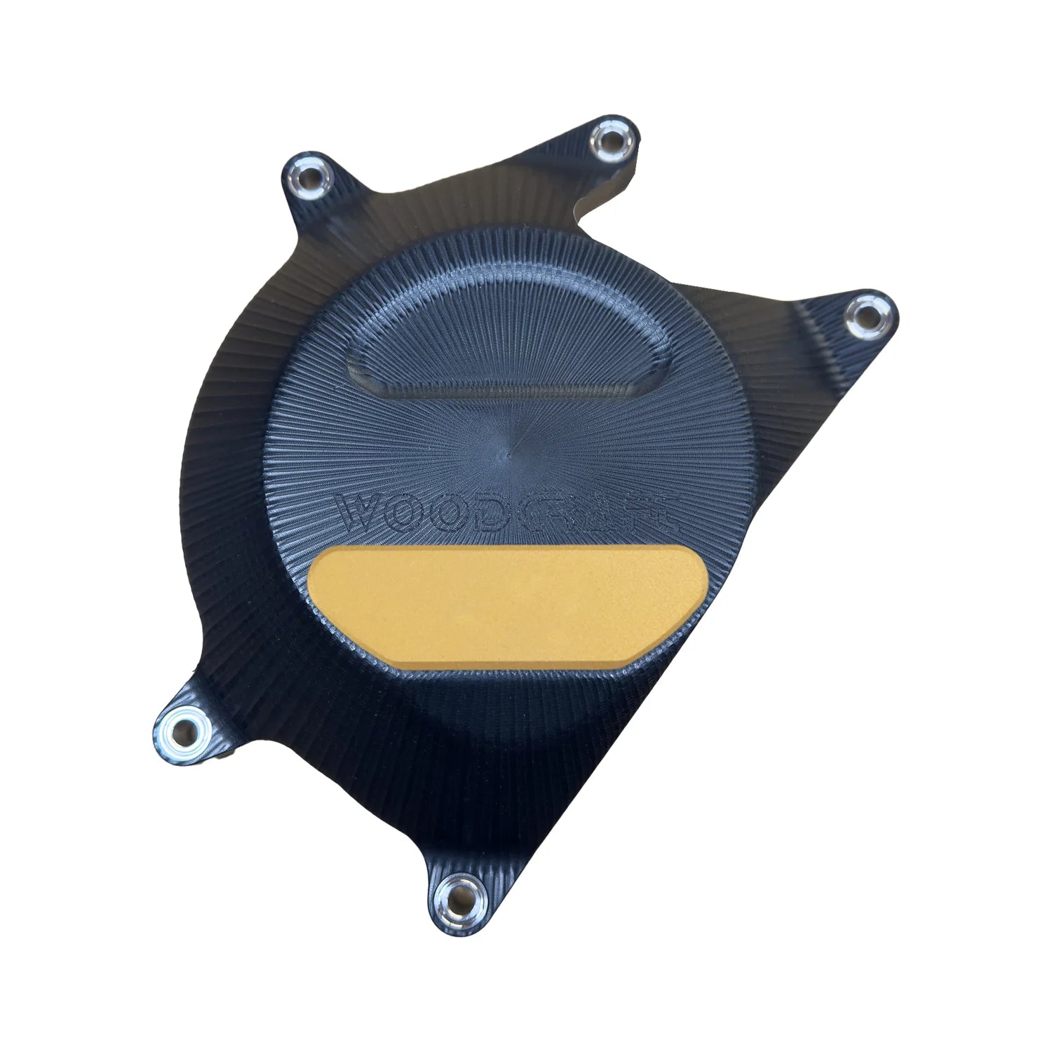Woodcraft Clutch Cover Protector UHMW Plastic w/ Skid Plate Aprilia RS457 2024-2025 - Adventure Parts