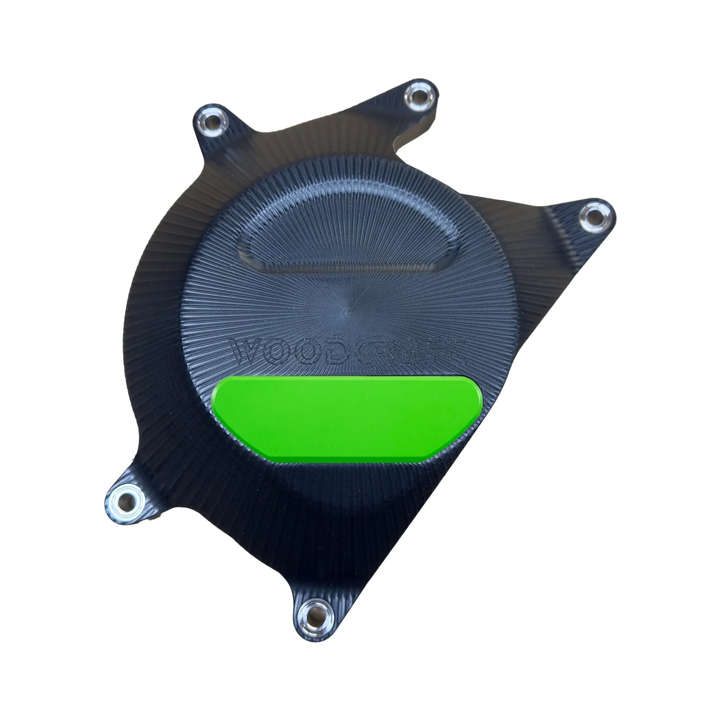 Woodcraft Clutch Cover Protector UHMW Plastic w/ Skid Plate Aprilia RS457 2024-2025 - Adventure Parts