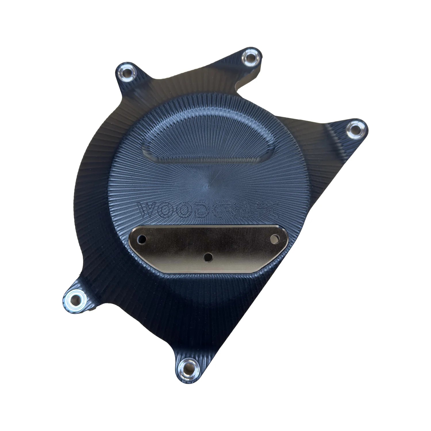 Woodcraft Clutch Cover Protector UHMW Plastic w/ Skid Plate Aprilia RS457 2024-2025 - Adventure Parts