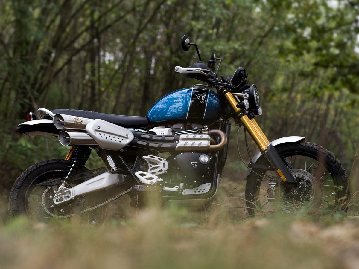 サベージ ZARD Slip-On Triumph Scrambler 1200 Exhaust 2021-2023