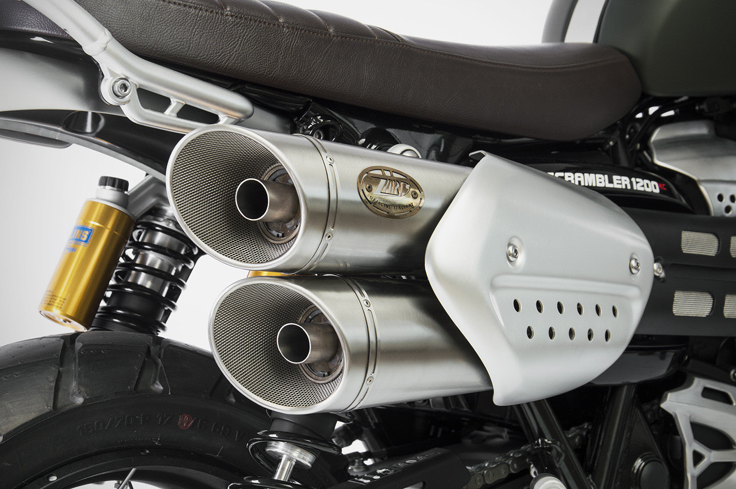 ZARD Slip-On Triumph Scrambler 1200 Exhaust 2021-2023 - Adventure Parts