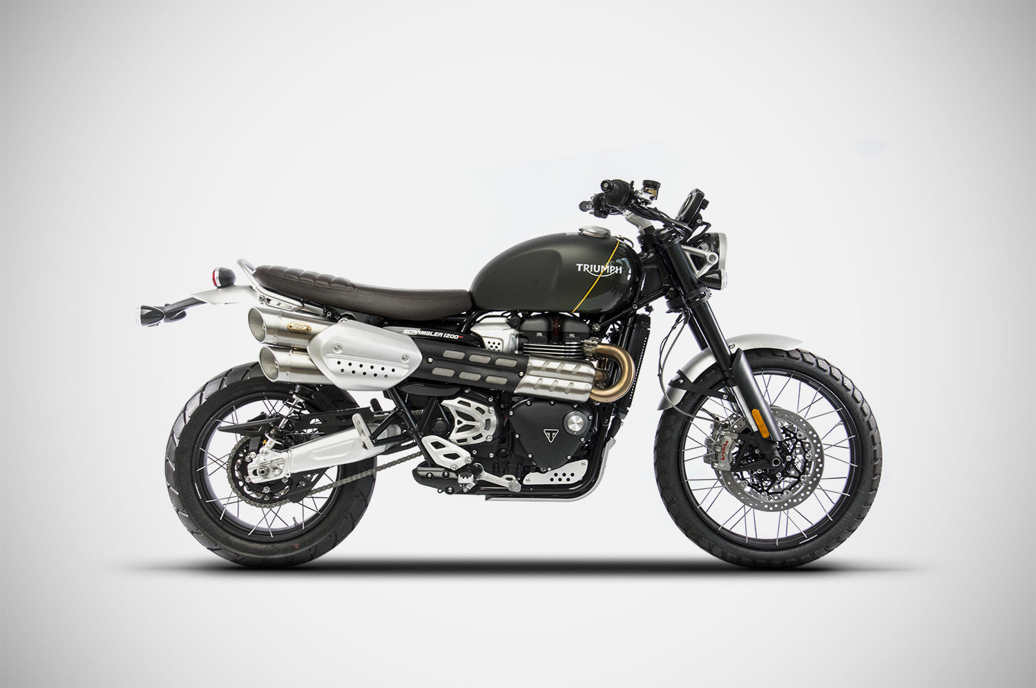 ZARD Slip-On Triumph Scrambler 1200 Exhaust 2021-2023 - Adventure Parts