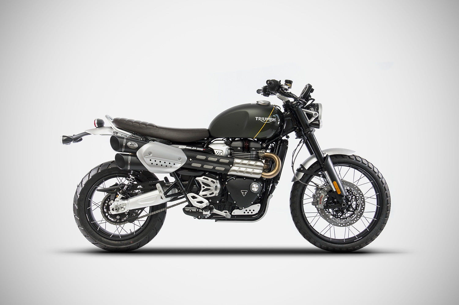 ZARD Slip-On Triumph Scrambler 1200 Exhaust 2021-2023 - Adventure Parts