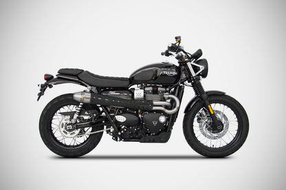 ZARD Exhaust "Conical" High Full Kit Triumph Scrambler 900 2021-2023