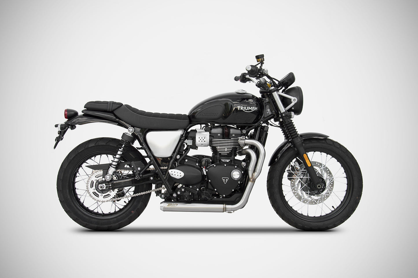 ZARD "Cross" Full Kit Triumph Scrambler 900 Exhaust 2021-2023 - Adventure Parts