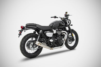 ZARD "Conical" Low Full Kit Triumph Scrambler 900 Exhaust 2021-2023