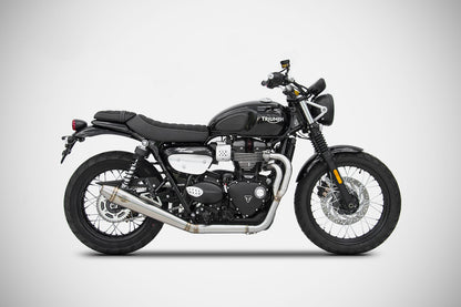 ZARD "Conical" Low Full Kit Triumph Scrambler 900 Exhaust 2021-2023