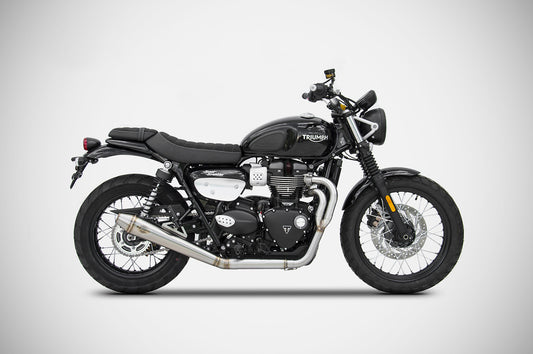 ZARD "Conical" Low Full Kit Triumph Scrambler 900 Exhaust 2021-2023