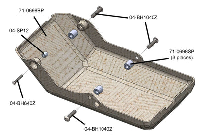 Woodcraft Bellypan Kit Ducati Hypermotard 698 Mono 2024-2026