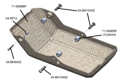 Armour Bodies Bellypan Kit Ducati Hypermotard 698 Mono 2024-2026 - Adventure Parts