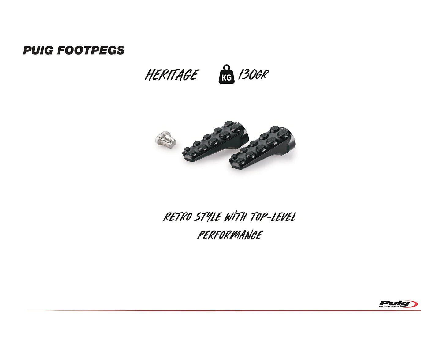 Puig Spare - Relocation Brackets Set 20 mm Universal - Adventure Parts