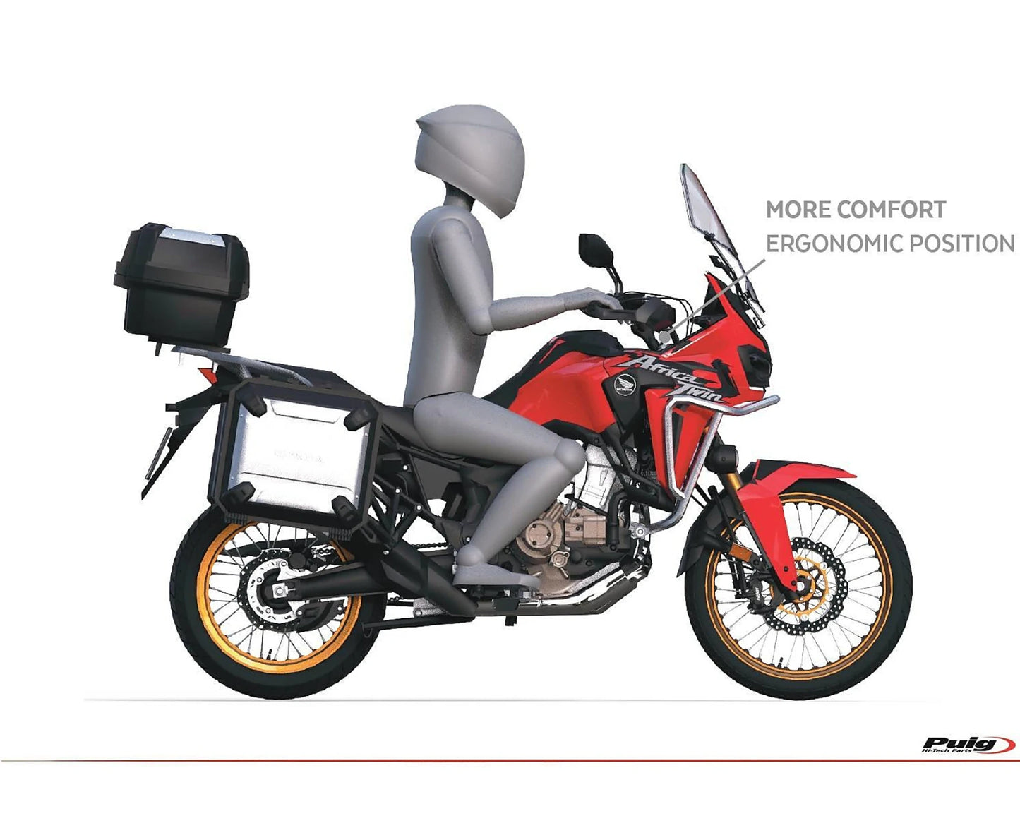 Puig Risers Height 30mm TRIUMPH TIGER 900 GT 2024-2026