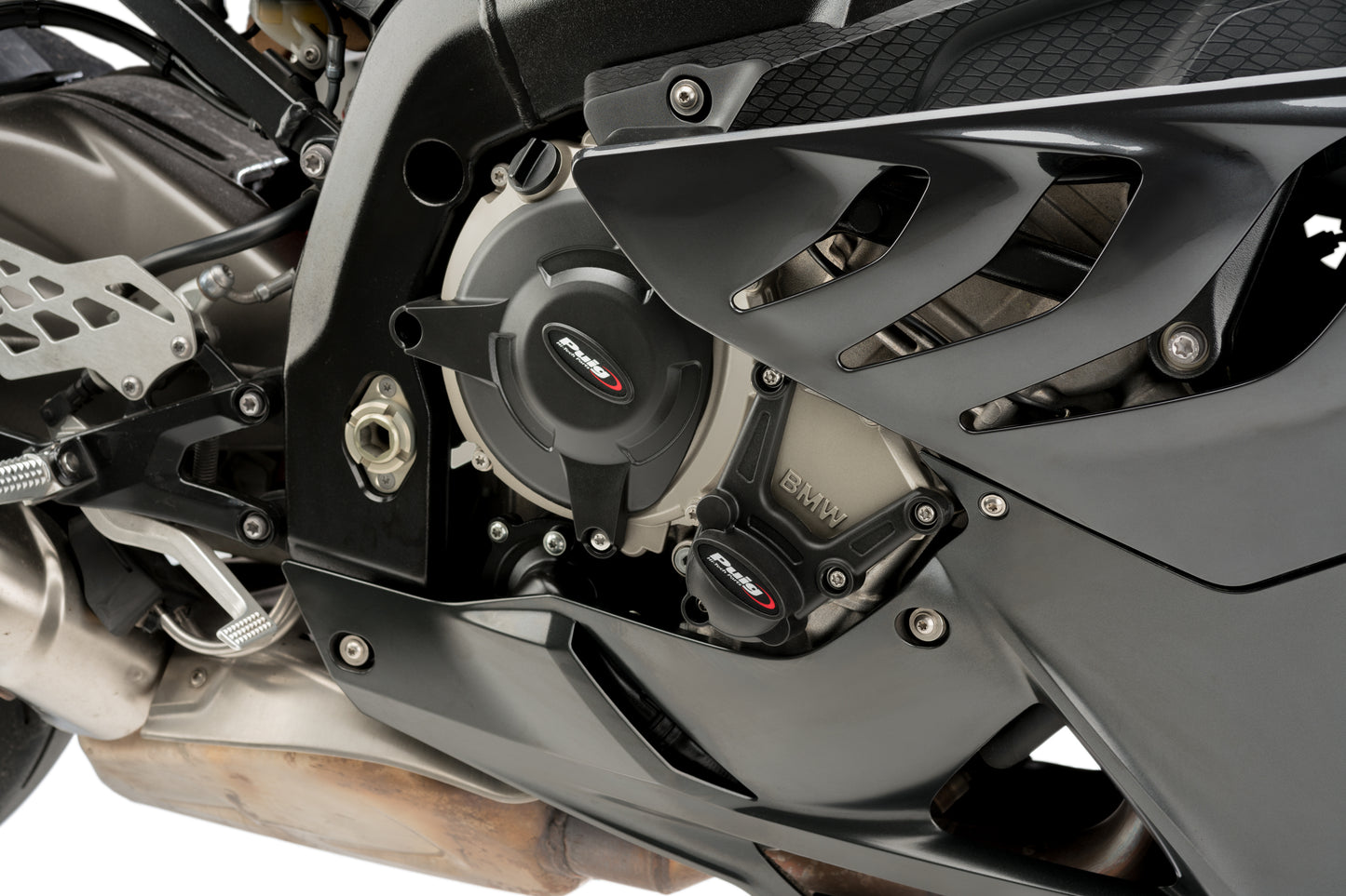Puig Engine Case Covers Track BMW S1000R 2014-2016, S1000RR 2009-2016