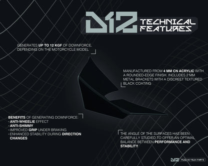 Puig Spoilers D12 Kawasaki Z900/SE 2025