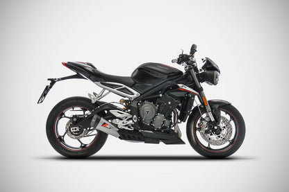 ZARD "Short" Slip-On Triumph Street Triple 765 Exhaust 2017-2019 - Adventure Parts