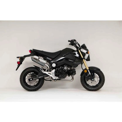 Hindle Small Oval 10"x2" Muffler Stainless Steel Honda Grom 125 2014-2016 - Adventure Parts