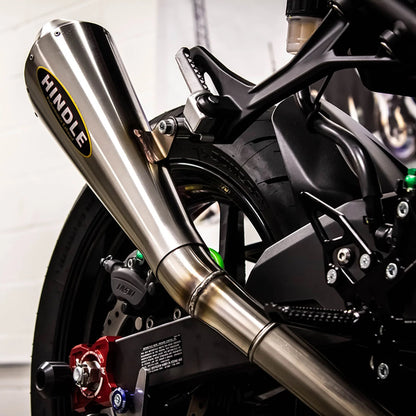Hindle Evolution Megaphone Slip-on System Kawasaki Ninja EX400 2018-2023