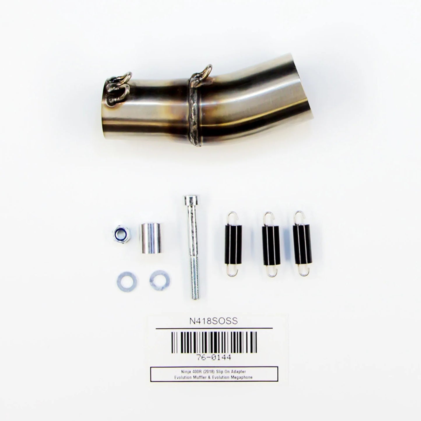 Hindle Evolution Megaphone Slip-on System Kawasaki Ninja EX400 2018-2023