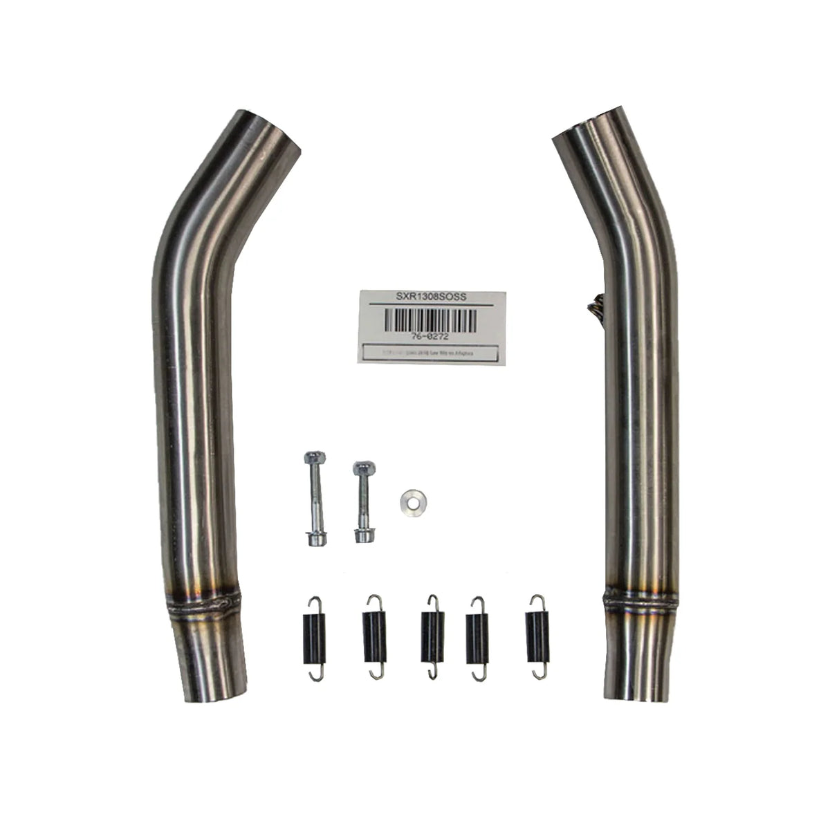 Hindle Exhaust Dual Slipon Adapter Suzuki GSX1300R Hayabusa 2008-2020 - Adventure Parts