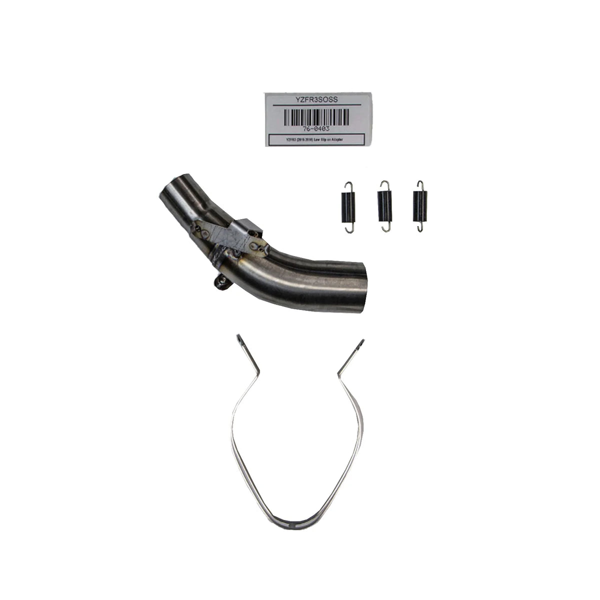 Hindle Slipon Adapter - Megaphone Triumph Speed Triple 2011-2015 - Adventure Parts