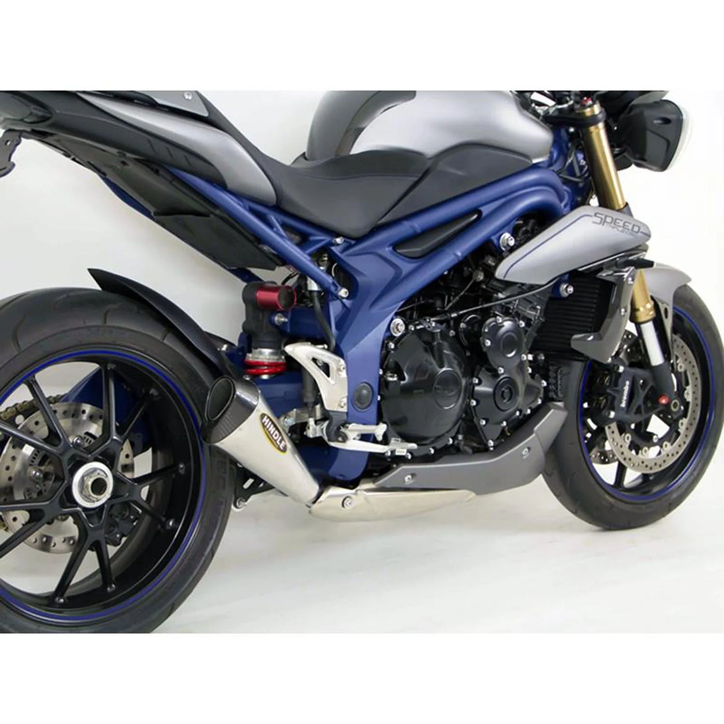 Hindle Evolution Megaphone Slip-on System Triumph 1050 Speed Triple 2011-2015
