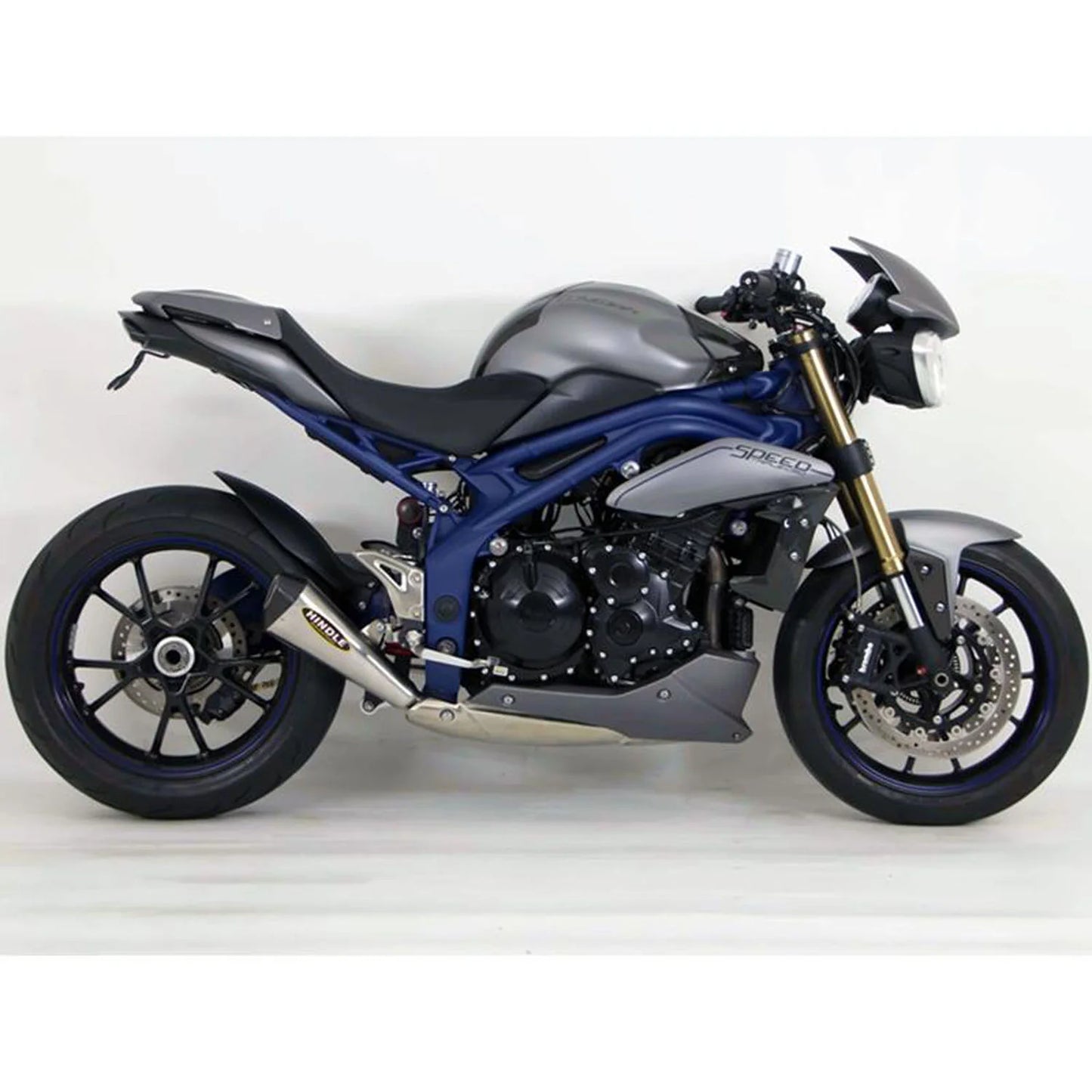 Hindle Evolution Megaphone Slip-on System Triumph 1050 Speed Triple 2011-2015