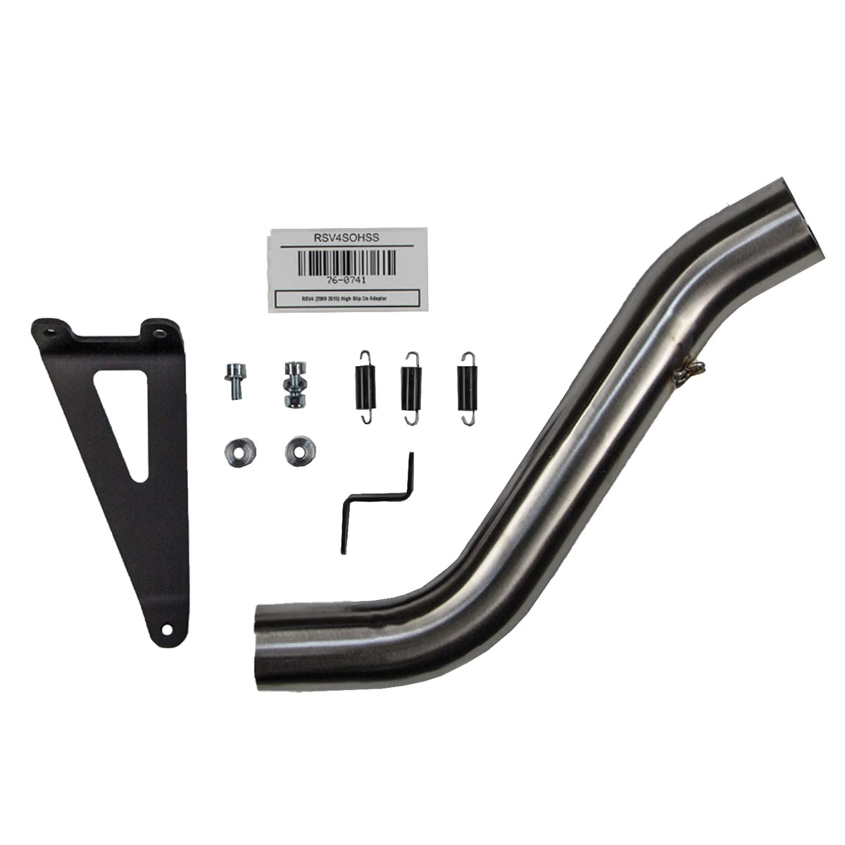 Hindle Slipon Adapter High with Hanger Aprilia RSV4 RR 2009-2018 - Adventure Parts