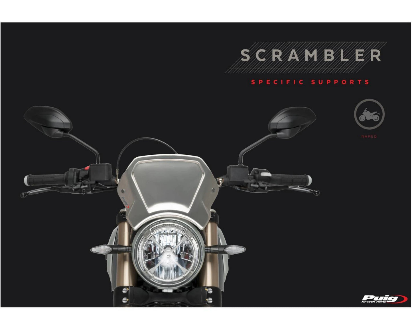 Puig ALU Frontal Plate HONDA SCL500 2023-2025