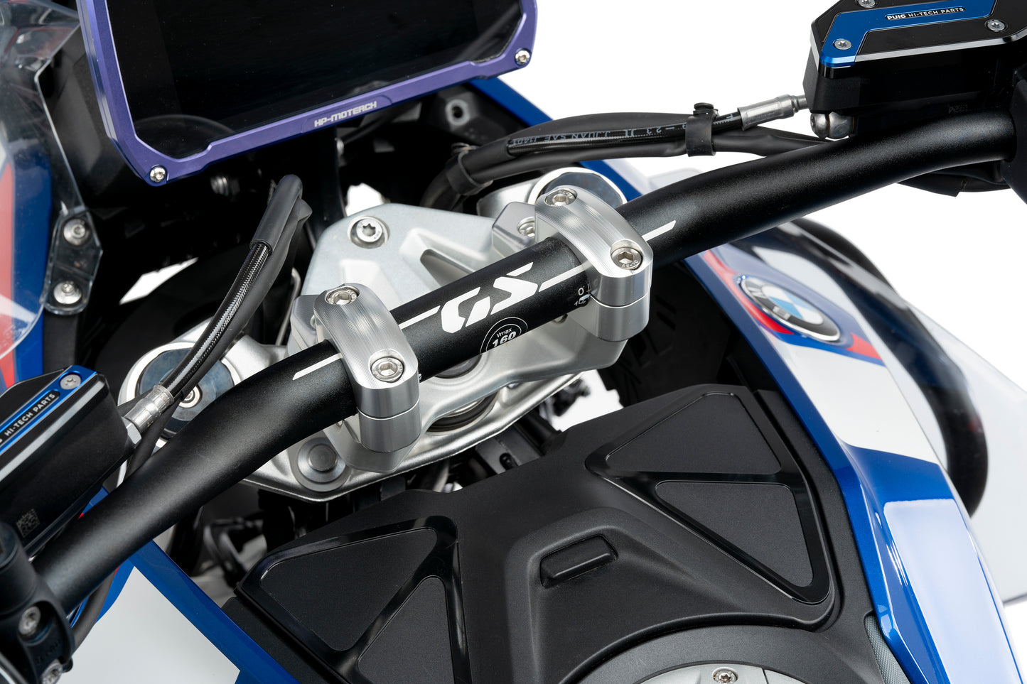 Puig Pullback Handlebar Risers+32mm Back 16mm BMW R1300GS 2023-2025
