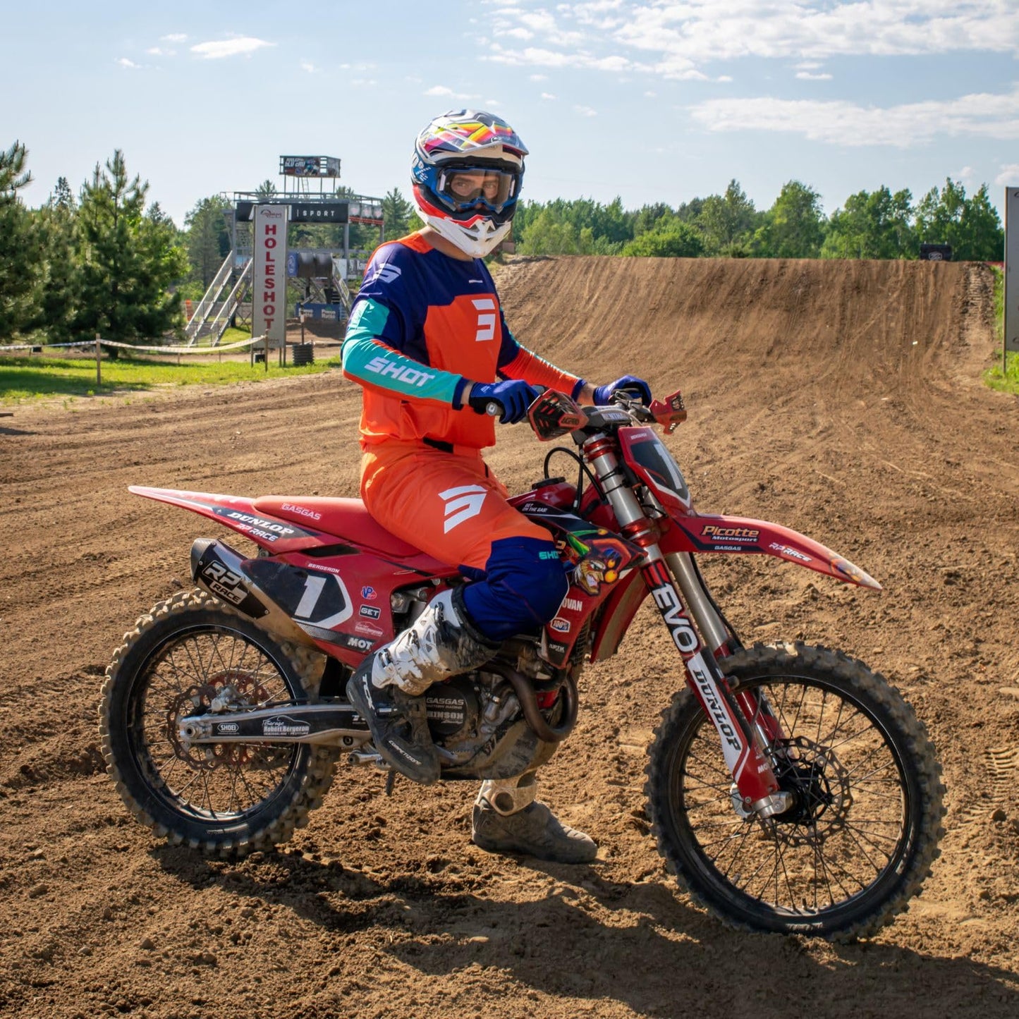 Shoei VFX-EVO Pinnacle Off Road Motorcycle Helmet