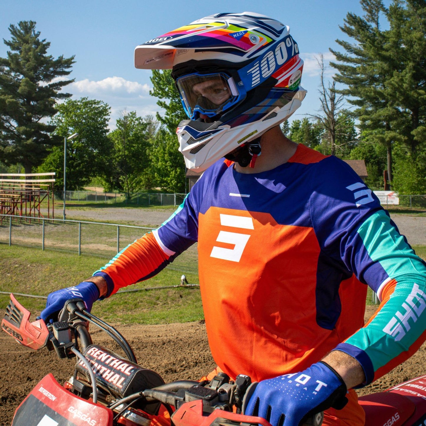 Shoei VFX-EVO Pinnacle Off Road Motorcycle Helmet