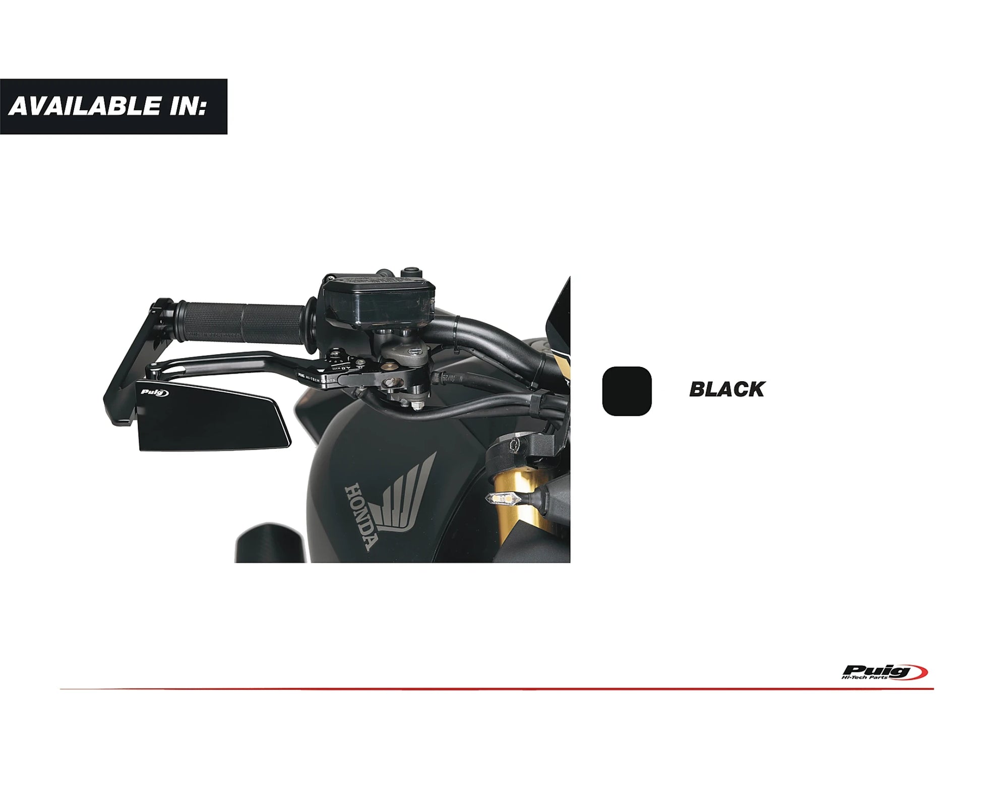 Puig Rearview Right Mirror Diablo Universal - Adventure Parts