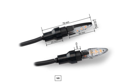 Puig Dart LED Turn Signal Lights (Sold in Pairs)