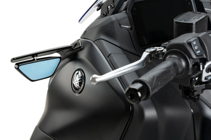 Puig Rearview Black Mirror Aileron Yamaha T-MAX 560 2022-2024, TECH MAX 2022-2024