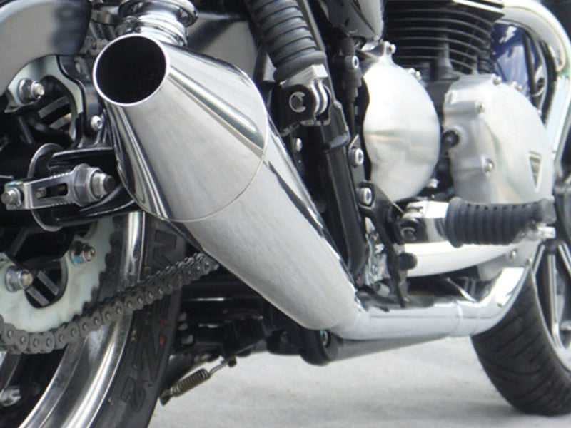 ZARD "Conical" Slip-On Triumph Bonneville T100 Se Exhaust 2008-2016 - Adventure Parts
