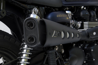 ZARD "Short" Full Kit High Injection Triumph Scrambler 900 Exhaust 2008-2016