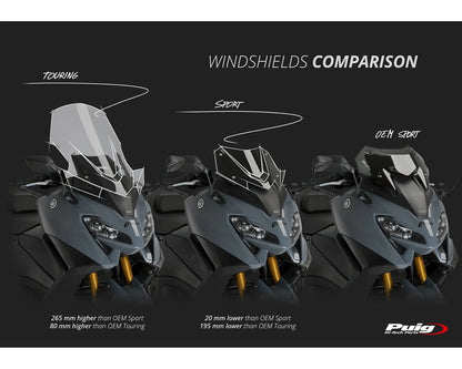 Puig Windshield V-Tech Line Sport YAMAHA T-MAX 560 2022-2026
