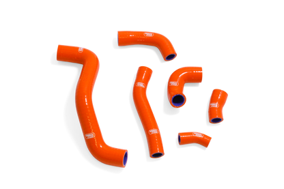Samco Radiator Hose 6 Piece Kit KTM 350 EXC-F/Six Days OEM Design 2020-2023 - Adventure Parts