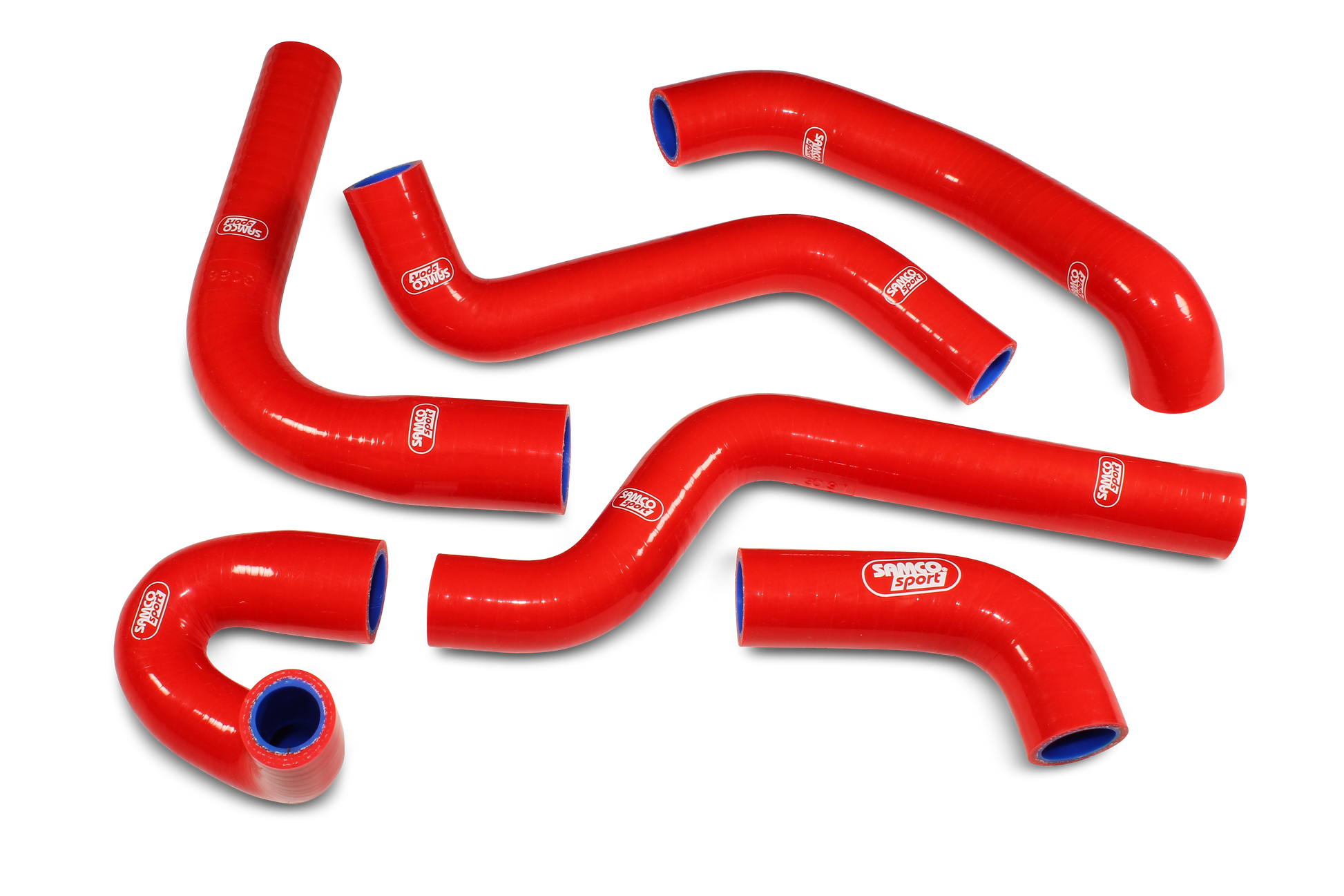 Samco Radiator Hose 6 Piece Kit Yamaha SZR 660 4SU 1995-1998 - Adventure Parts