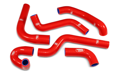 Samco Radiator Hose 6 Piece Kit Yamaha SZR 660 4SU 1995-1998 - Adventure Parts