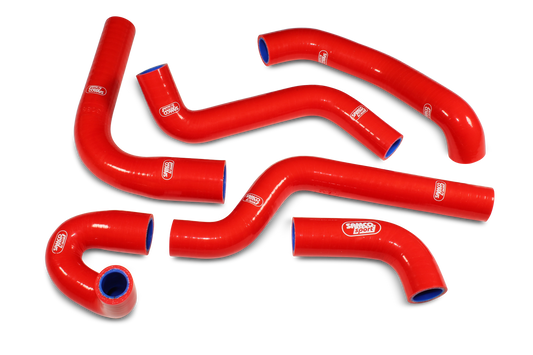 Samco Radiator Hose 6 Piece Kit Yamaha SZR 660 4SU 1995-1998 - Adventure Parts