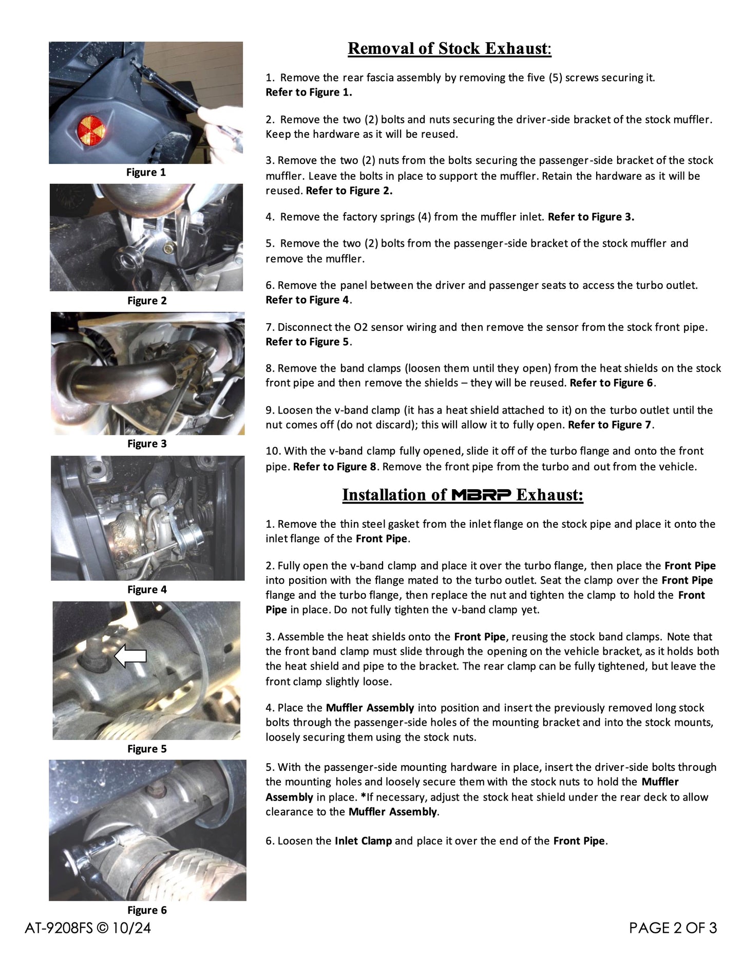 MBRP Oval Slip-on Turbo-Back Full System Can-Am Maverick X3 2017-2025